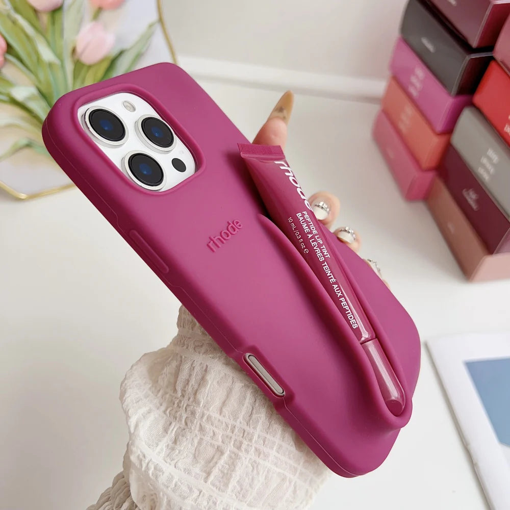 Rhode iPhone LipGloss Silicone Case