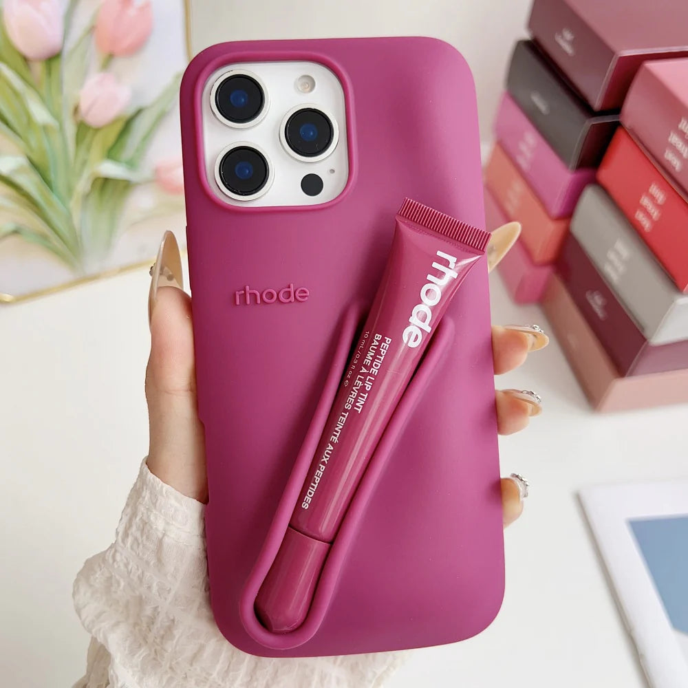 Rhode iPhone LipGloss Silicone Case