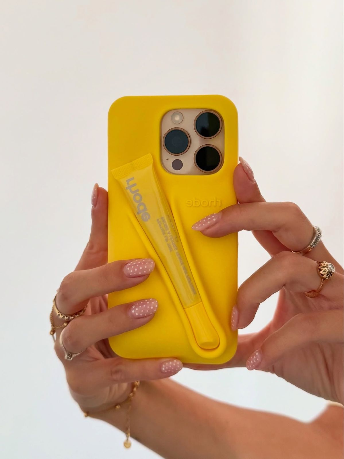 Rhode iPhone LipGloss Silicone Case