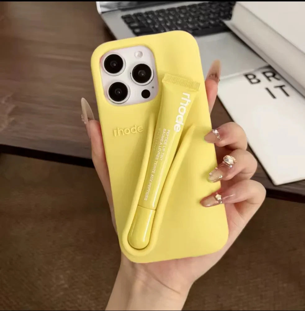Rhode iPhone LipGloss Silicone Case
