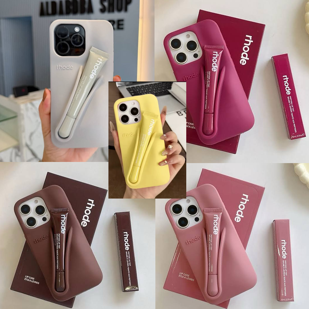 Rhode iPhone LipGloss Silicone Case