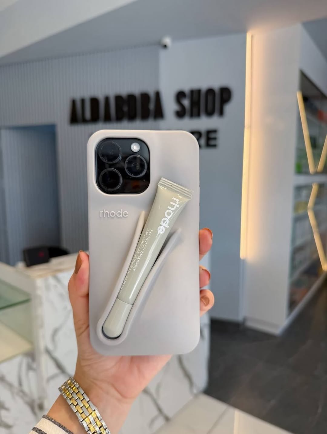 Rhode iPhone LipGloss Silicone Case